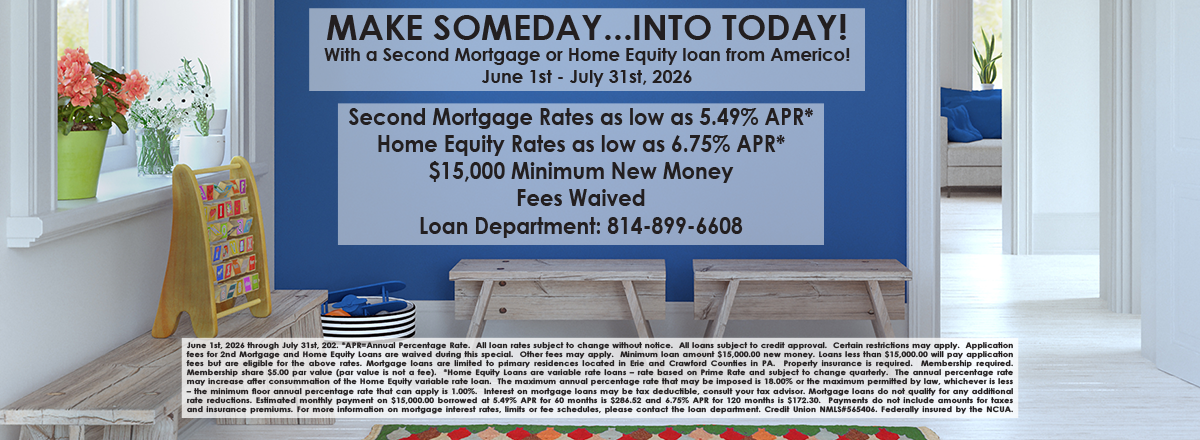 2nd Mortgage and Home Equity Special - June & July 2026